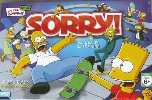 Board game, Sorry! The Simpsons Edition
