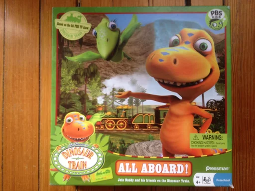 Board game, Dinosaur Train All Aboard Game