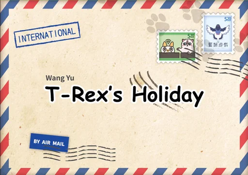 Board game, T-Rex's Holiday