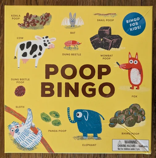 Board game, Poop Bingo