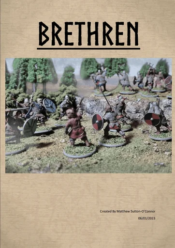 Board game, Brethren: Skirmish Tabletop Wargame