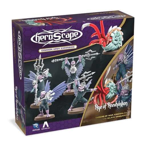 Heroscape: Gelryie Vanguards and Krakenling Common Army Expansion