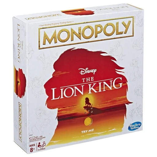 Board game, Monopoly: The Lion King Edition