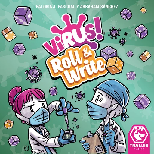 Board game, Virus!: Roll & Write