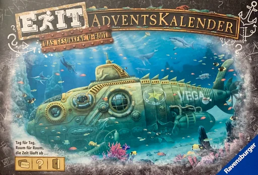 Board game, Escape Advent Calendar: The Sunken Submarine