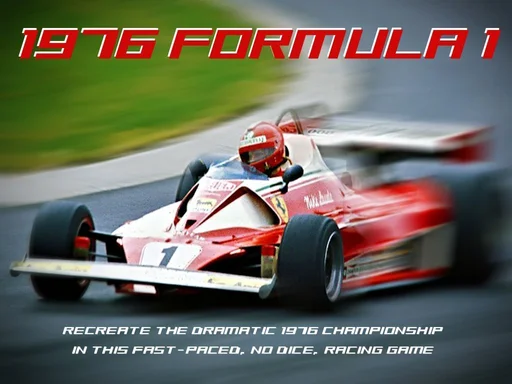 Board game, 1976 Formula One Motor Racing