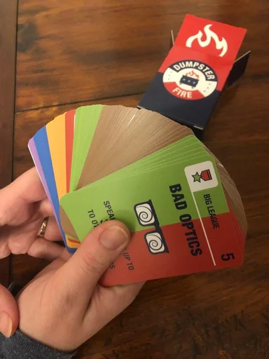 Board game, Dumpster Fire