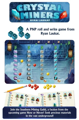 Board game, Crystal Miners