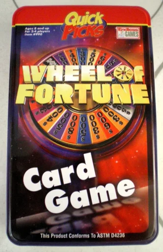 Board game, Wheel Of Fortune Card Game