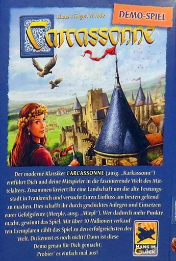 Board game, Carcassonne: Demo-Spiel