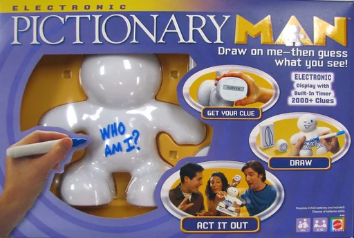 Board game, Electronic Pictionary Man