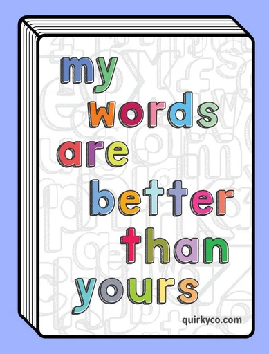 Board game, My Words Are Better Than Yours