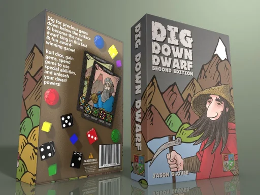 Board game, Dig Down Dwarf (Second Edition)