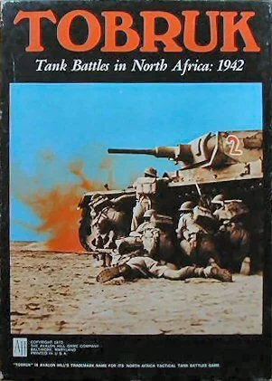 Board game, Tobruk:  Tank Battles in North Africa 1942