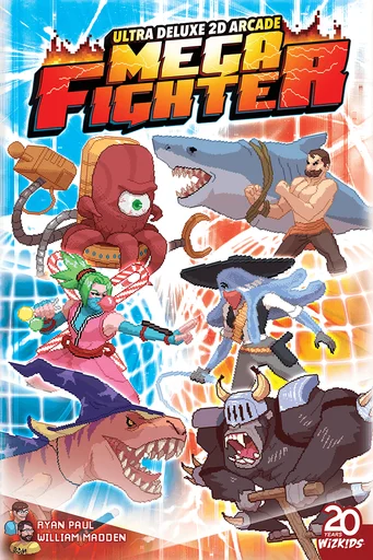 Board game, Ultra Deluxe 2D Arcade Mega Fighter