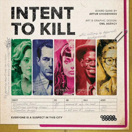 Board game, Intent to Kill