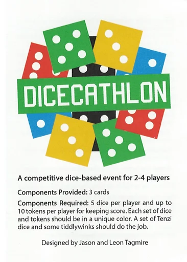 Board game, Dicecathlon
