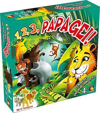 Board game, 1, 2, 3, Papagei!