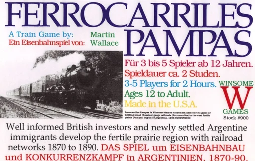 Board game, Ferrocarriles Pampas