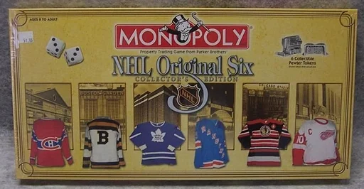 Board game, Monopoly: NHL Original Six