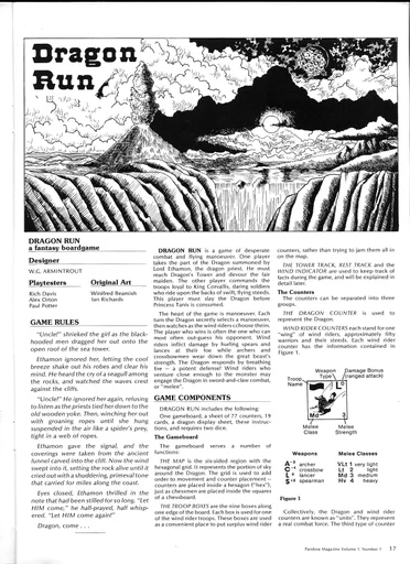 Board game, Dragon Run