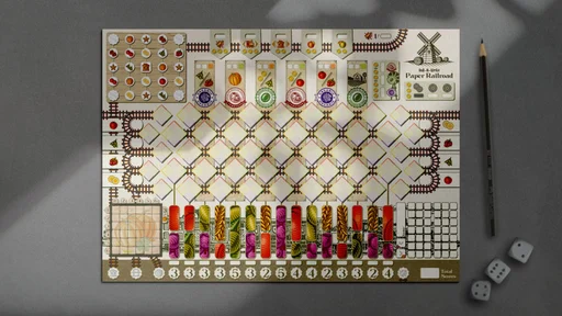 Board game, Paper Railroad