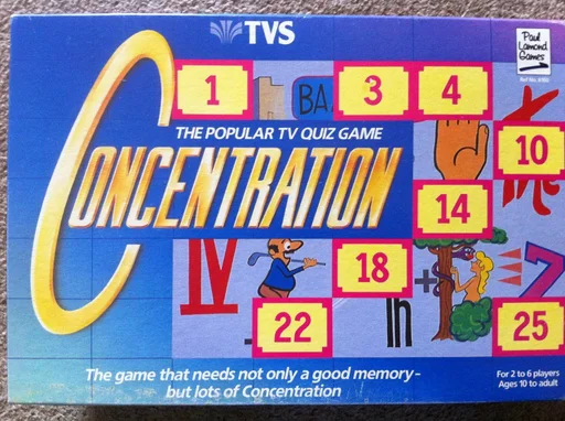 Board game, Concentration