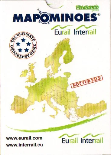 Board game, Mapominoes: Eurail Interrail