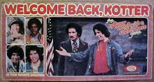 Board game, Welcome Back, Kotter: The Up Your Nose with a Rubber Hose Game