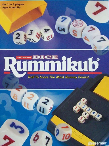 Board game, Rummikub Rummy Dice Game