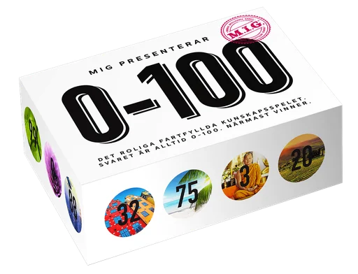 Board game, 0-100 Vit